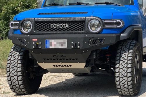MorE4x4 Steel front bumper with winch plate Toyota FJ Cruiser (2006+), all engine