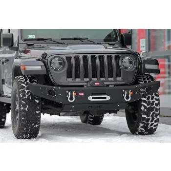  MorE4x4 Steel front bumper with winch plateeep Wrangler JL (2018+), all engine