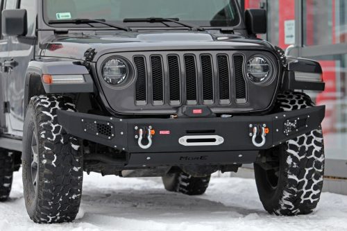 MorE4x4 Steel front bumper with winch plateeep Wrangler JL (2018+), all engine