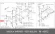 Body mounting rubber bush Nissan Patrol Y60 95510-06J00 aftermarket