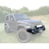   OFD Front steel bumper straight with bullbar and winch plate - Jeep Gladiator JT 20->; Wrangler JL 18->