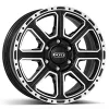   DOTZ Survival Kalahari Dark 4x4 alloy wheel - 8x17/ET20 - black/polished
