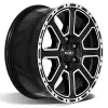   DOTZ Survival Kalahari Dark 4x4 alloy wheel - 8x17/ET30 - black/polished