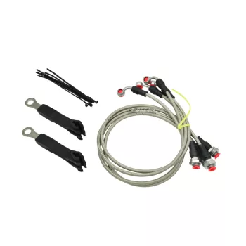   ORE4x4 Steel Brake Hoses for Jeep Wrangler JL Lifted 2.5 - 3.5"