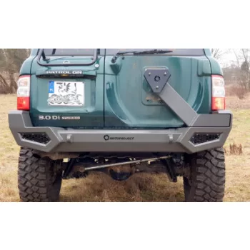 Steel rear bumper for Nissan Patrol Y61