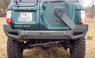 Steel rear bumper for Nissan Patrol Y61