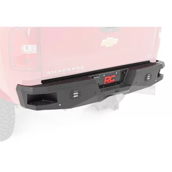   Rough Country Rear bumper with LED lights - Chevrolet Silverado 2500 11-19; Silverado 3500 11-19;Sierra 2500 11-19;Sierra 3500 11-19