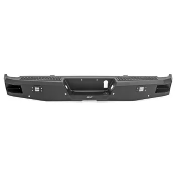   Rough Country Rear steel bumper with LED lights - Nissan Titan 16->