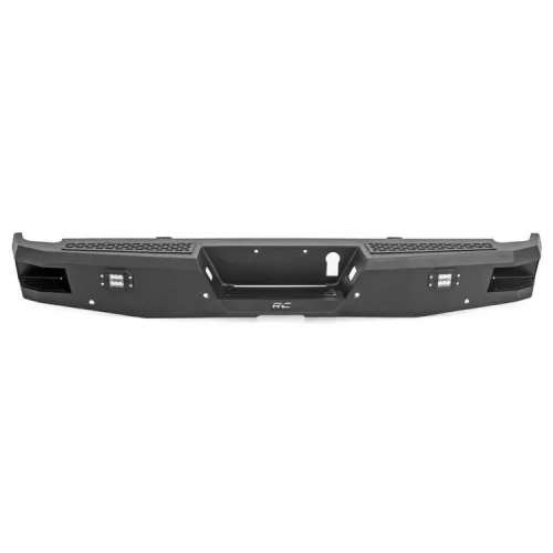 Rough Country Rear steel bumper with LED lights - Nissan Titan 16->