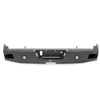   Rough Country Rear steel bumper with LED lights - Ford F250 17->;F350 17->