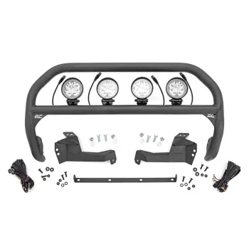   Rough Country Bull bar with LED round lights - Ford Bronco Sport 21->