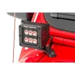 Rough Country Black Series LED light bar 2", white DRL - Jeep Wrangler JL 18->; Gladiator JT 20->