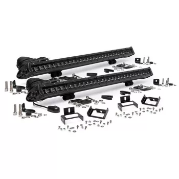   Rough Country Black Series LED light bar 30" - Ford F250 11-16;F350 11-16
