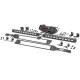 Rough Country Black Series LED light bar 10" - Chevrolet Silverado 1500 19->