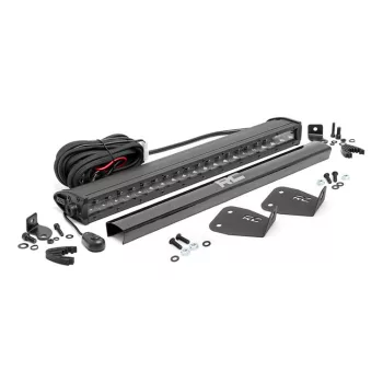   Rough Country Chrome Series LED light bar 20" - Ford Bronco Sport 21->