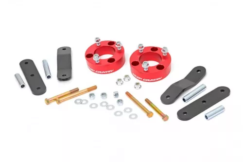 2,5" Rough Country Lift Kit Suspension (red) - Nissan Navara D40 05-15