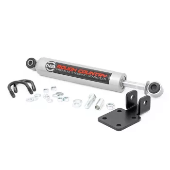   Rough Country N3 Steering stabilizer Premium - Jeep Grand Cherokee ZJ 93-98;Cherokee XJ 84-01; Wrangler TJ 97-06;Wrangler LJ 04-06