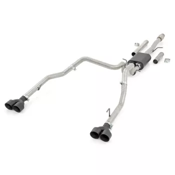   Rough Country Cat Back Dual exhaust system 6.2L - Chevrolet Silverado 1500 19->;Sierra 1500 19->