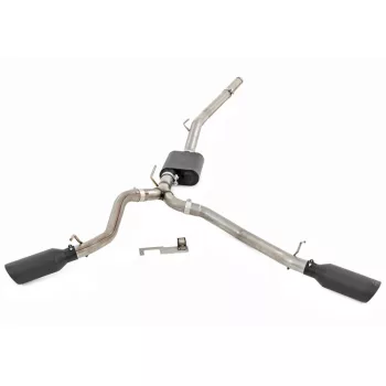   Rough Country Cat Back Dual exhaust system - Jeep Gladiator JT 20->