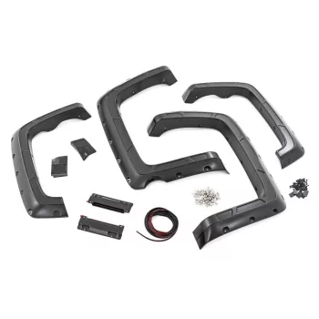   Rough Country Defender Pocket fender flares - Chevrolet Silverado 1500 14-19; Silverado 2500 15-19