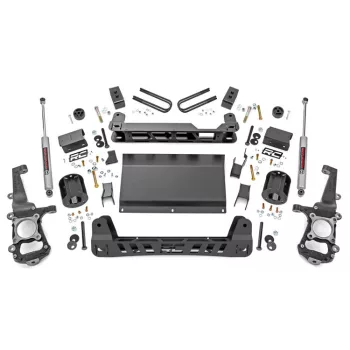   Rough Country Suspension kit Lift 4" - Ford F150 21->