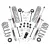 Rough Country Lift 3,25" 6CY Suspension kit - Jeep Wrangler TJ 03-06;Wrangler LJ 04-06