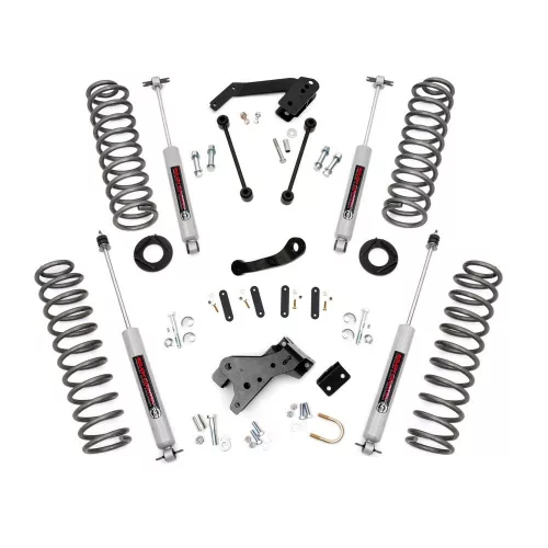 Suspension kit Rough Country Lift 4" - Jeep Wrangler JK 4 Door 07-18