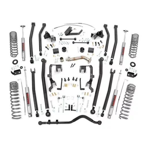 Rough Country Lift 4" Suspension kit - Wrangler JK 4 Door 12-18