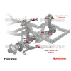 NOLATHANE Front control arm silent kit (upper, lower)