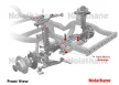 NOLATHANE Front Steering Rack and Pinion - Mount Bushing Kit