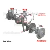 NOLATHANE Rear Coil Spring Pad - Upper Bushing Kit