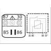 MR 24 relay (normally open) - 12V/100A