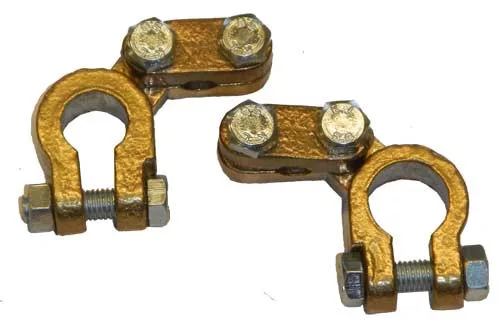 Battery terminal, small size, Japanese type (pair)