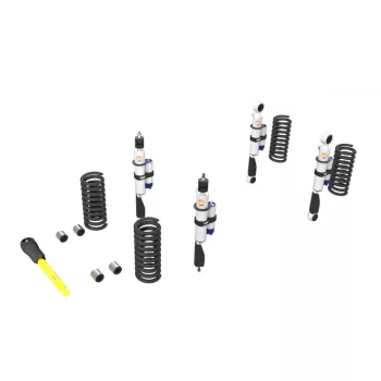   Terrain Tamer felfüggesztés készlet PRO lengéscsillapítókkal emelés +40mm +50kg terhelésig Toyota Landcruiser 80 1990-> szintszabályzás nélküli modellek