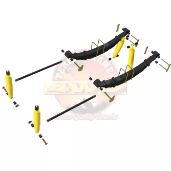   Terrain Tamer felfüggesztés készlet emelés +40mm erősített +200kg terhelésig Isuzu Dmax 4x4 2006-2012 szintszabályzás nélküli modellek