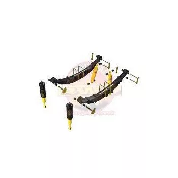   Terrain Tamer felfüggesztés készlet szerelt rugóstaggal emelés +40mm +50kg terhelésig elöl +300kg terhelés hátul Toyota Hilux GGN125 GUN125|126 KUN125|126 2015-2020 szintszabályzás nélküli modellek