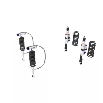   Terrain Tamer felfüggesztés készlet PRO lengéscsillapítókkal emelés +40mm +100kg terhelésig elöl +100kg terhelésig hátul Mercedes Benz X Class X250|350 2017-> szintszabályzás nélküli modellek