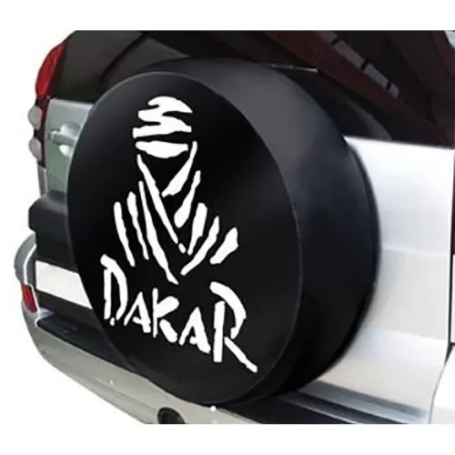 Snake4x4 spare tire cover with "Dakar" text 78x25cm