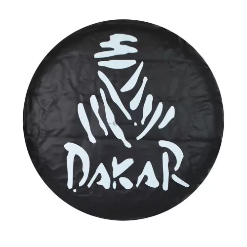 Snake4x4 spare tire cover with Dakar text 82x25cm