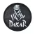 Snake4x4 spare tire cover with Dakar text 82x25cm