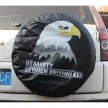 Snake4x4 Spare wheel Blanket with eagle pattern