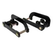 Snake4x4 rear spring shackle with 5cm lift for Toyota Hilux Revo 2015<