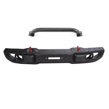   Snake4x4 első acél lökhárító csörlőtartóval csövezéssel Jeep Wrangler JL 2018+