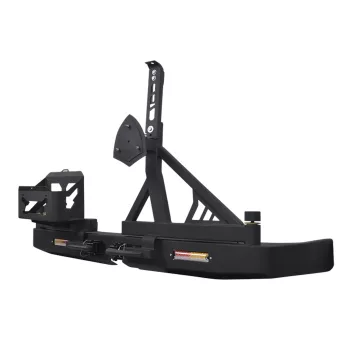   Snake4x4 rear steel bumper with spare wheel holder Toyota Landcruiser 120