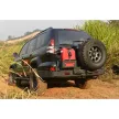 Snake4x4 rear steel bumper with spare wheel holder Toyota Landcruiser 120