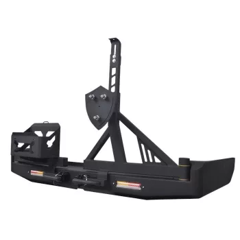   Snake4x4 rear steel bumper Toyota Landcruiser 100 with spare wheel and can holder