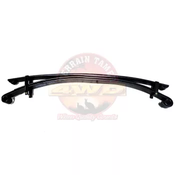   Terrain Tamer laprugó hátsó parabolikus +50mm +300Kg felett Toyota Landcruiser HZJ VDJ 76 2007-> HZJ77 1990->