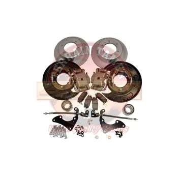   Terrain Tamer Dobféket tárcsafékre átalakító készlet hátsó (Rear Drum To Disc Brake Conversion Kit Tt D23 Navara 2015−) Nissan Navara D23 2015->