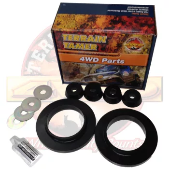   Terrain Tamer POLY szilentkészlet első rugóstag tartó tányér 2WD és 4WD Mitsubishi Challenger 2007-> L200 2006->