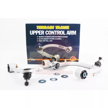   Terrain Tamer Upper Reinforced Control Arm Set with Replaceable Ball Joints for Toyota Hilux Revo